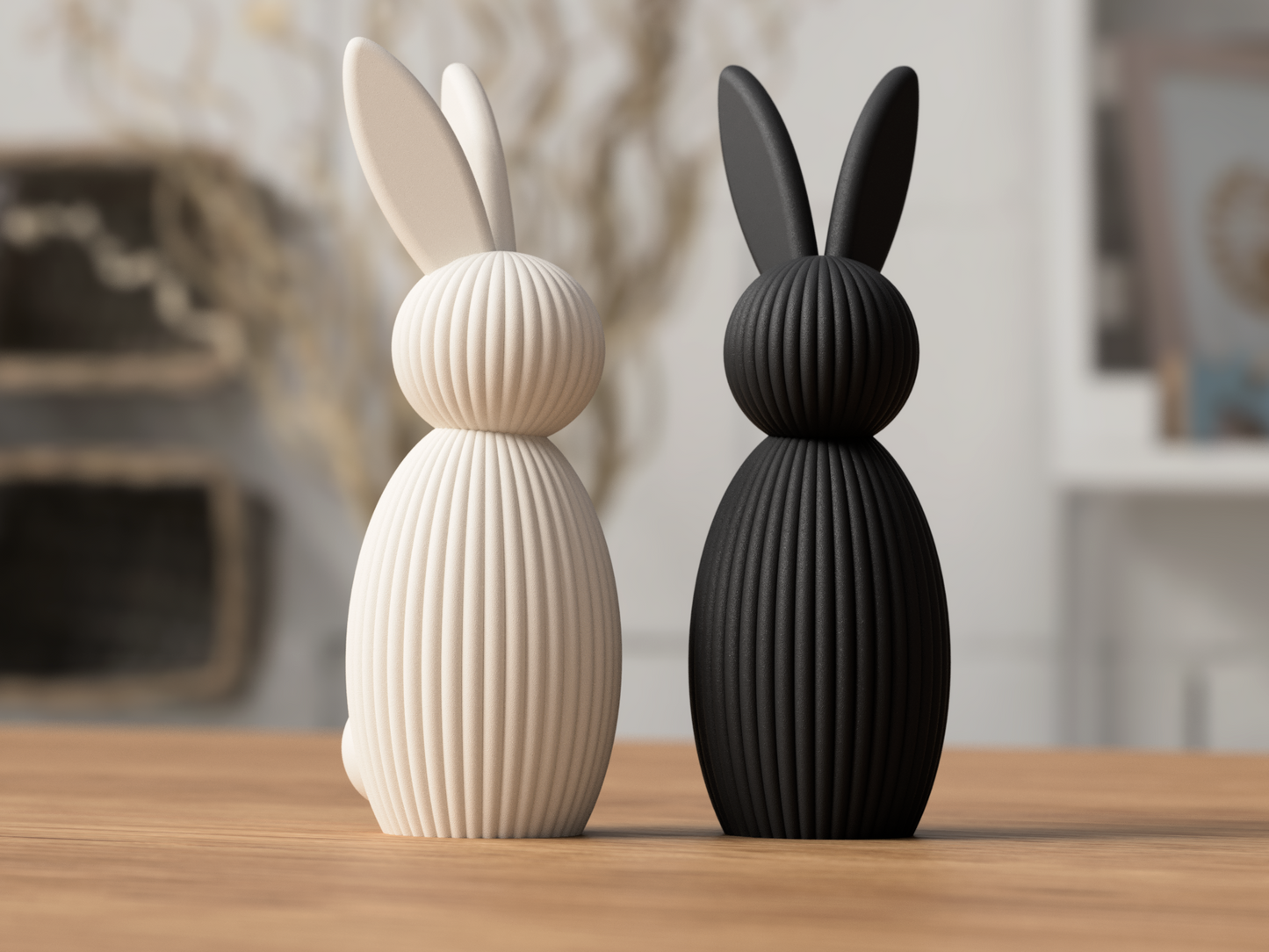Minimalistisk Påskehare - 17 cm
