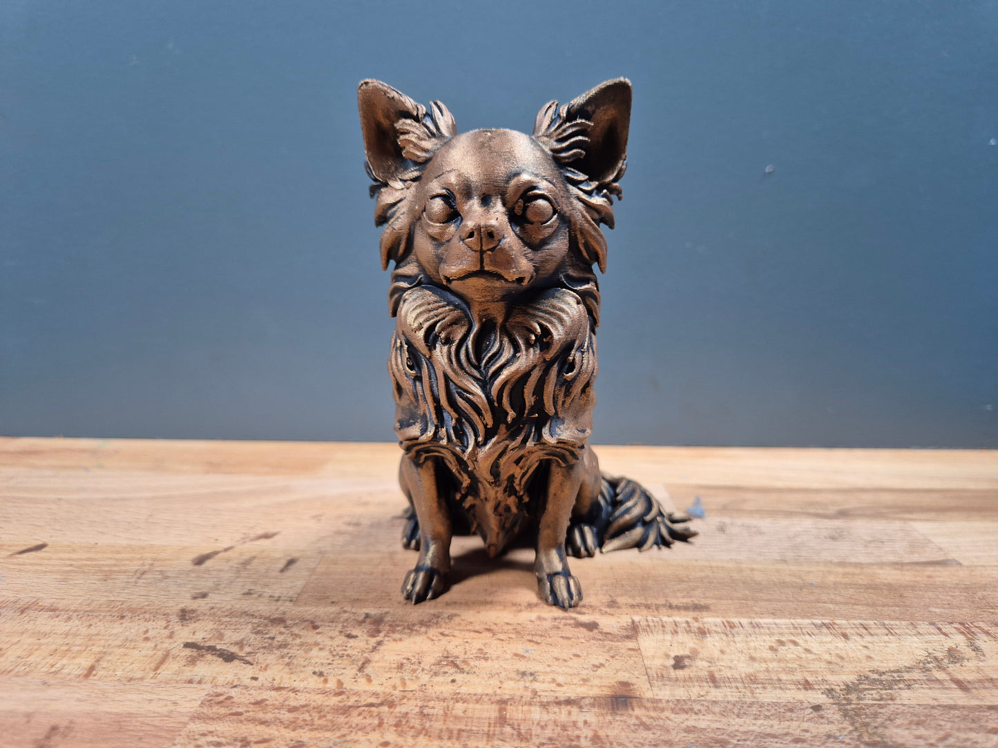 Langhåret Chihuahua - Hundefigur