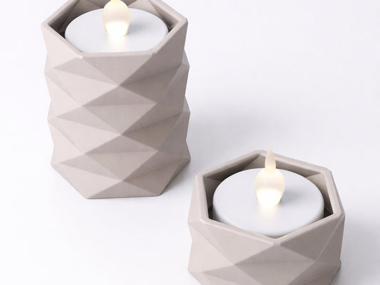 Geometric Fyrfadsstage