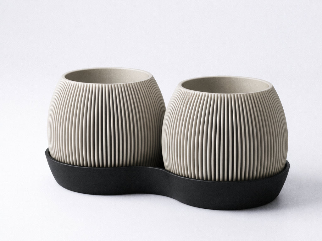 Duo Urtepotte Sculptural