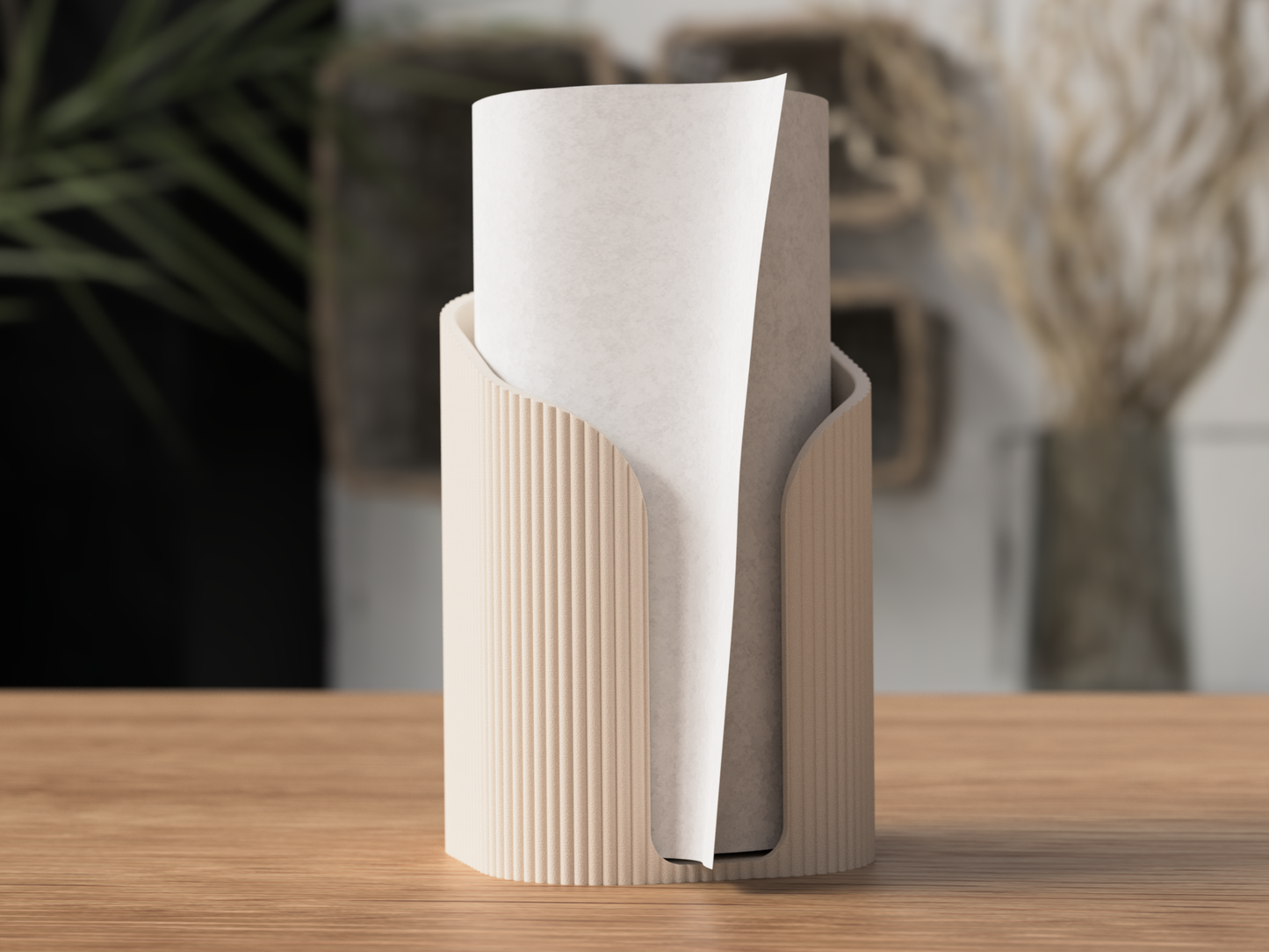 Minimalistisk Kjøkkenrulleholder