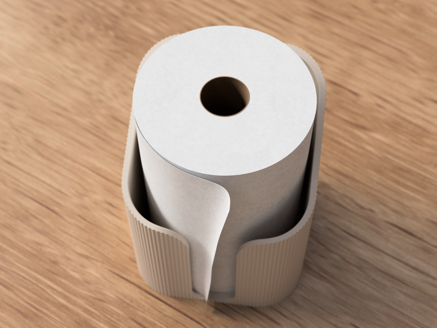 Minimalistisk Kjøkkenrulleholder