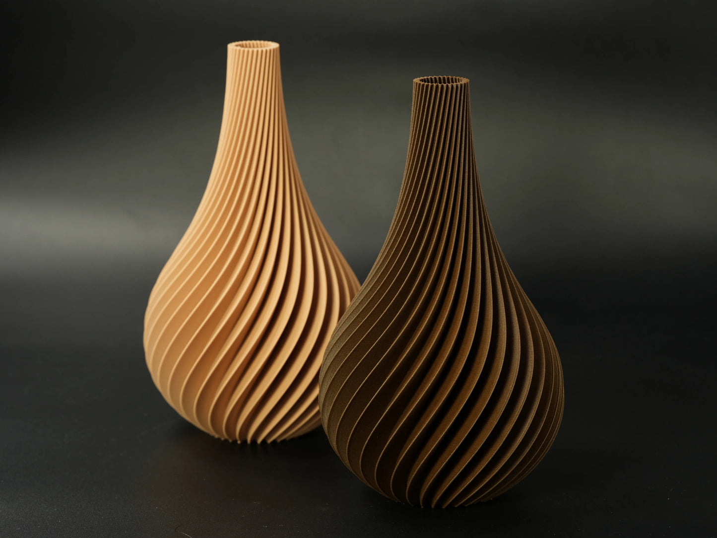 Minimalistisk Japandi Spiral Vase