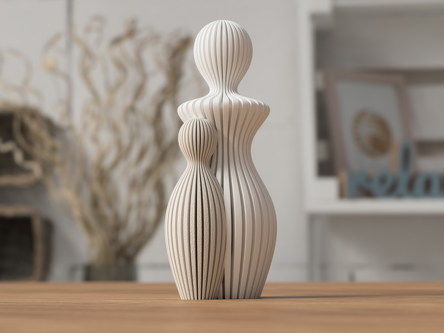 Mors Dag Skulptur med 1 barn