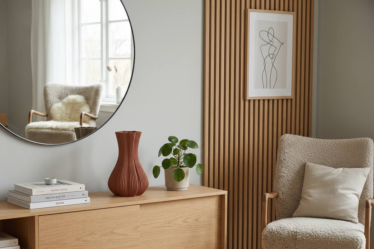 Vase terrakotta – rumscene